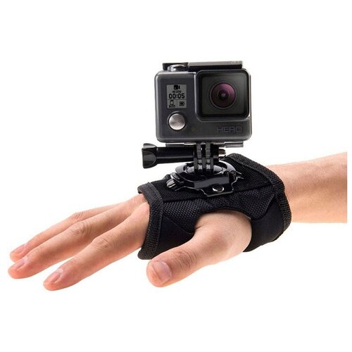 крепление к рюкзаку flife прищепка для экшн камер черный Универсальное крепление на руку GSMIN BM-31 для экшн-камер (Черный)