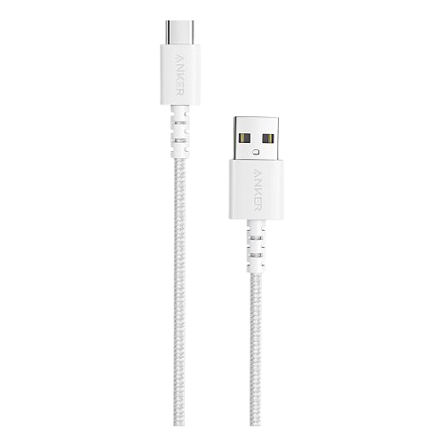 Кабель ANKER PowerLine Select+ USB - USB Type-C (A8022), 0.9 м, белый горящие скидки huawei ap52 microusb to usb c white