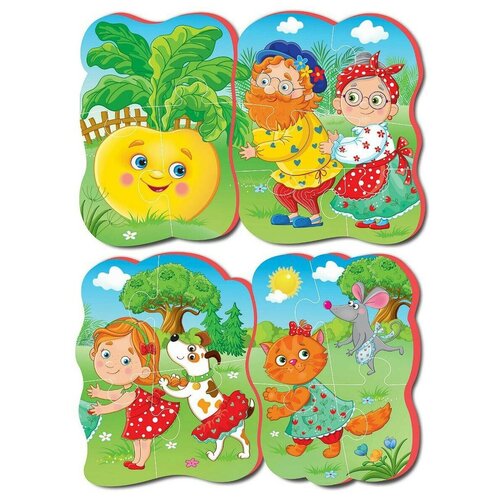 Пазлы мягкие Baby puzzle Сказки Репка VT1106-63 ВладиТ мягкие пазлы baby puzzle сказки репка new