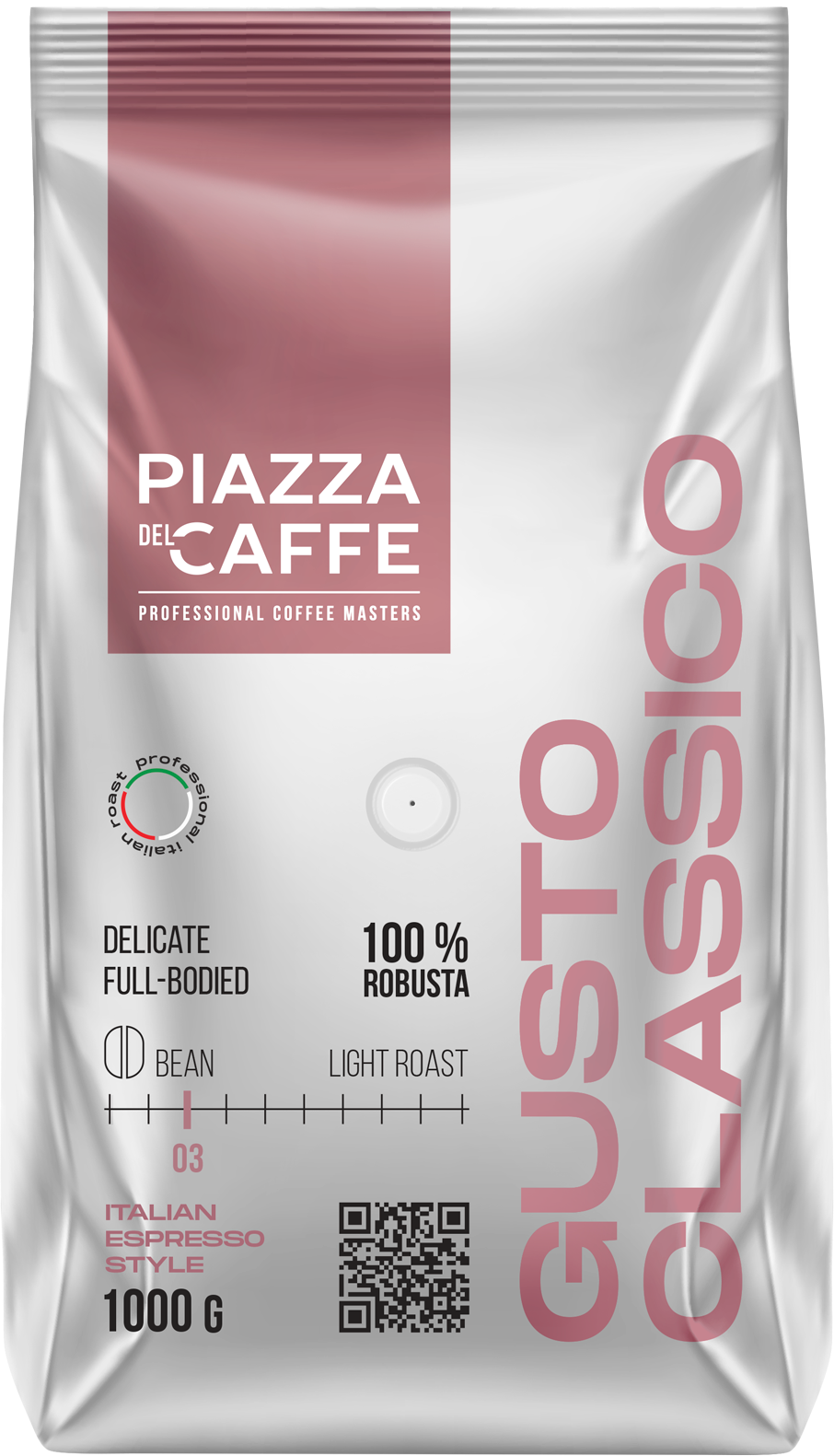 Кофе в зернах Piazza del Caffe Gusto Classico 1кг Орими КФ - фото №3