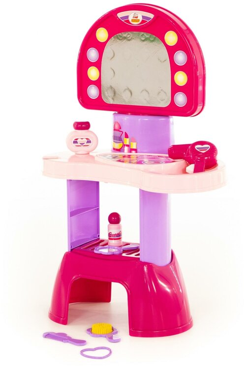 Туалетный столик Полесье Диана №2 Palau Toys в пакете (44662), розовый/фиолетовый