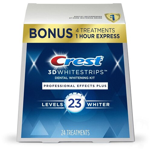 Отбеливающие полоски Crest 3D Whitestrips Professional Effects plus, 48 полосок