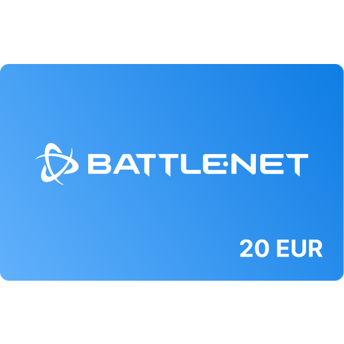 Подарочная карта BattleNET (battle net) 20 EUR Европа / Пополнение счета, цифровой код