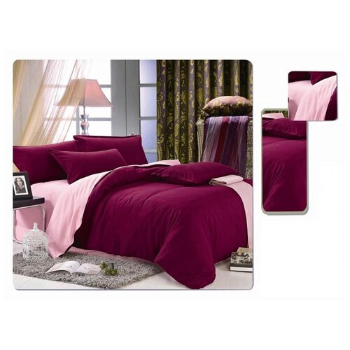 фото Постельное бельё mo-03 бордовый mo-03-172 valtery