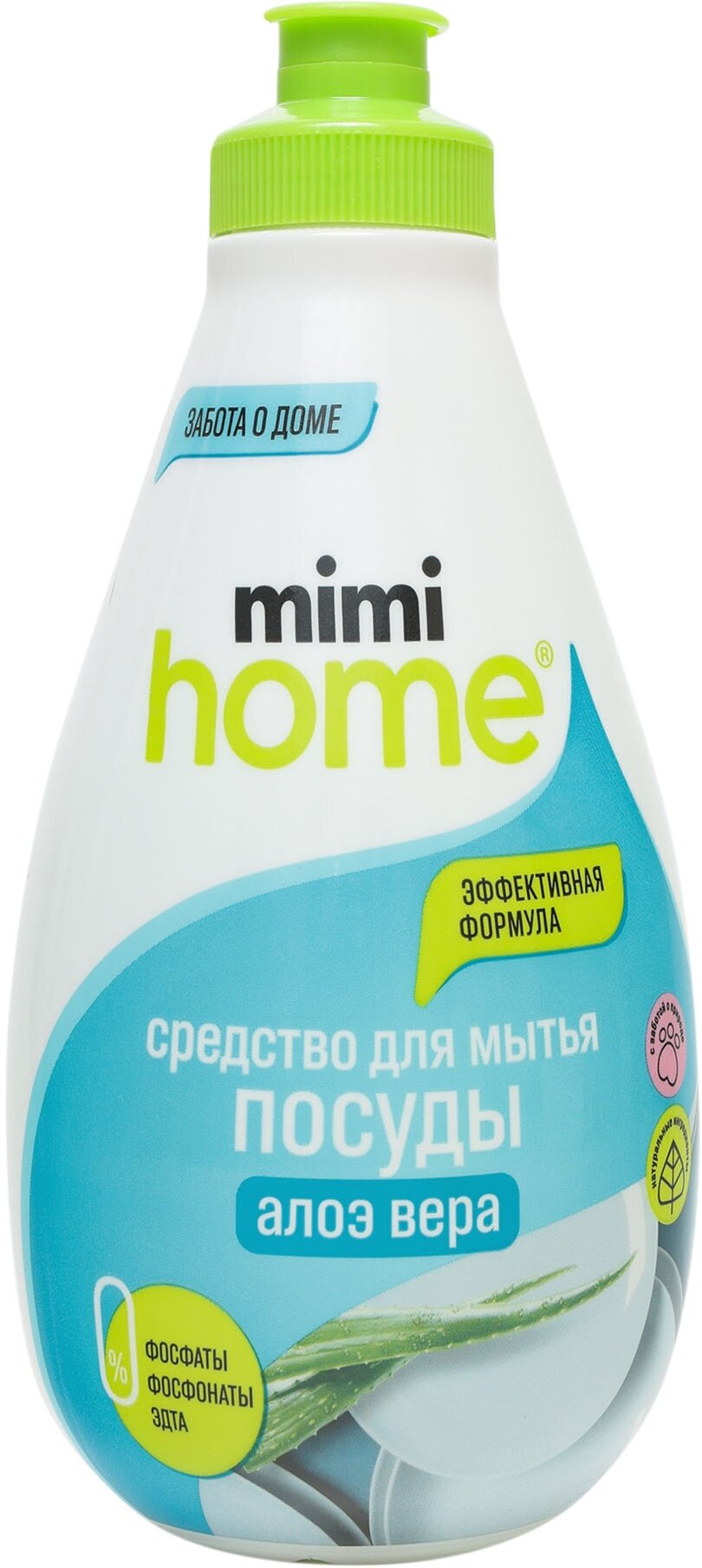 Mimihome Средство для мытья посуды Алое вера, 370 мл