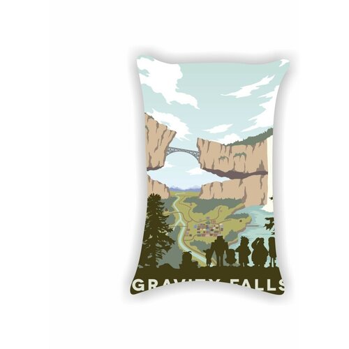 Подушка Mewni-Shop Принт Гравити Фолз - 60 1190₽