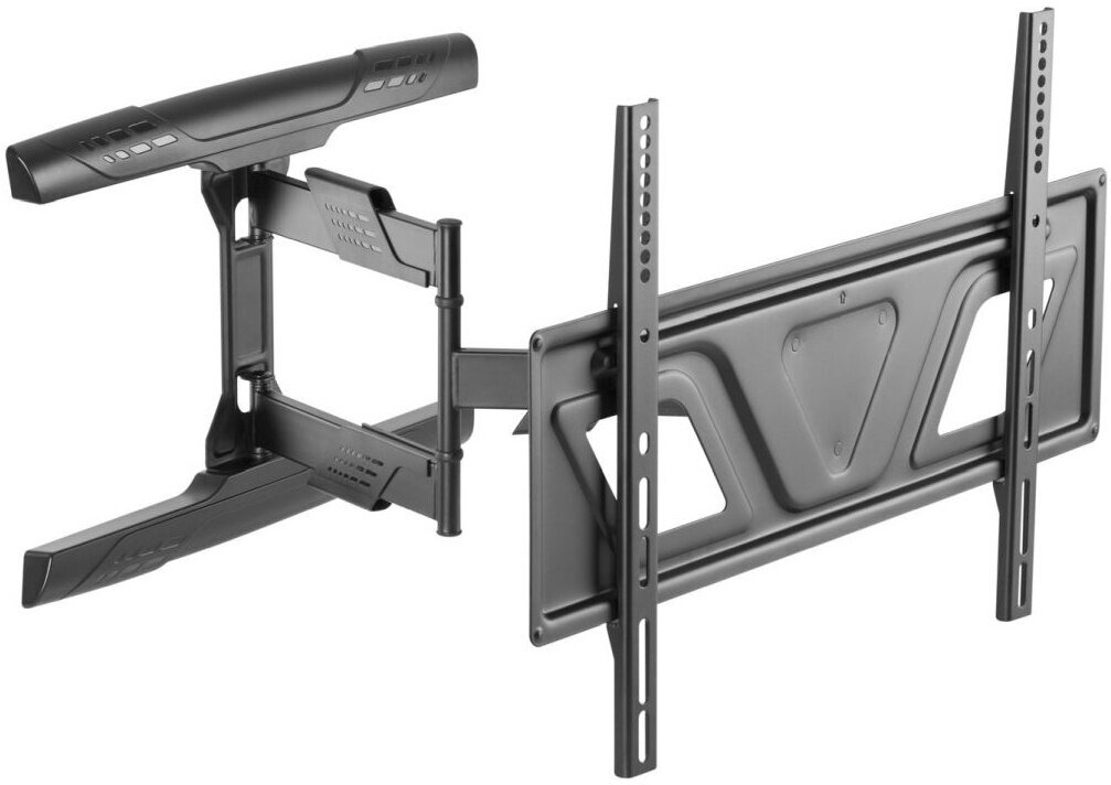 Кронштейн для телевизора Ultramounts UM910 черный 37"-75" макс.35кг настенный поворотно-выдвижной и наклонный