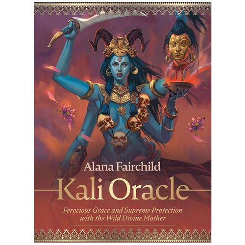 фэрчайлд алана таро kuan yin oracle 44 карты и книга Гадальные карты U.S. Games Systems Таро Kali Oracle, 44 карты, разноцветный, 550