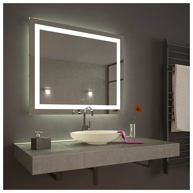 Зеркало с подсветкой Casper 1200х800 для ванны