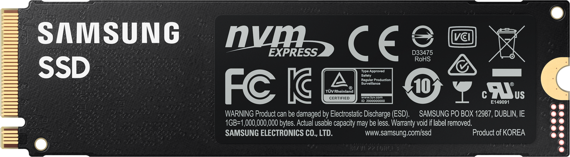 SSD накопитель SAMSUNG 980 PRO 1ТБ, M.2 2280, PCI-E x4, NVMe - фото №7