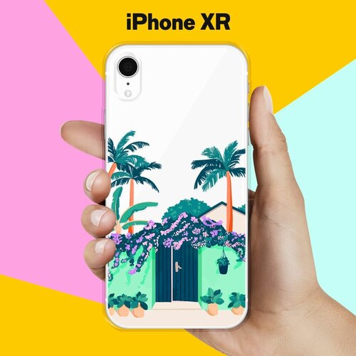 Силиконовый чехол на Apple iPhone XR Забор / для Эпл Айфон Икс Р