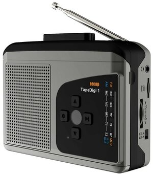Кассетный Плеер EZCAP c AM/FM-радио c Записью / Функция Аудио захвата Конвертера Кассет в MP3 с Записью на Micro SD карту /