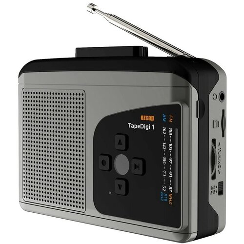 Кассетный Плеер EZCAP c AMFM-радио c Записью Функция Аудио захвата Конвертера Кассет в MP3 с Записью на Micro SD карту 3890₽