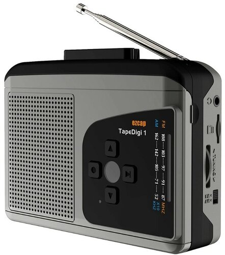 Кассетный Плеер EZCAP c AM/FM-радио c Записью / Функция Аудио захвата ...