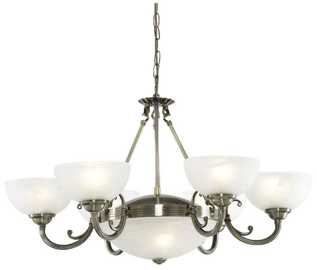 Подвесная люстра Arte Lamp Windsor White A3777LM-6-2AB