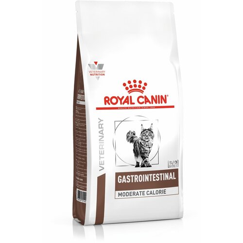 ROYAL CANIN VD GASTRO INTESTINAL MODERATE CALORIE GIM35 2 кг для кошек с пониженным содержанием жира, при воспалении кишечника, 5шт корм диета с ограниченным содержанием жиров для собак при нарушении пищеварения gastro intestinal low fat lf22 12 кг