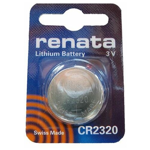 Батарейка CR2320 3В литиевая Renata в блистере 1шт. элемент питания renata cr 2325 bl1 lithium
