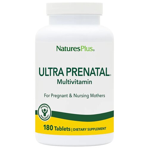 Купить NaturesPlus Ultra Prenatal пренатальные витамины 180 таблеток, Nature's Plus