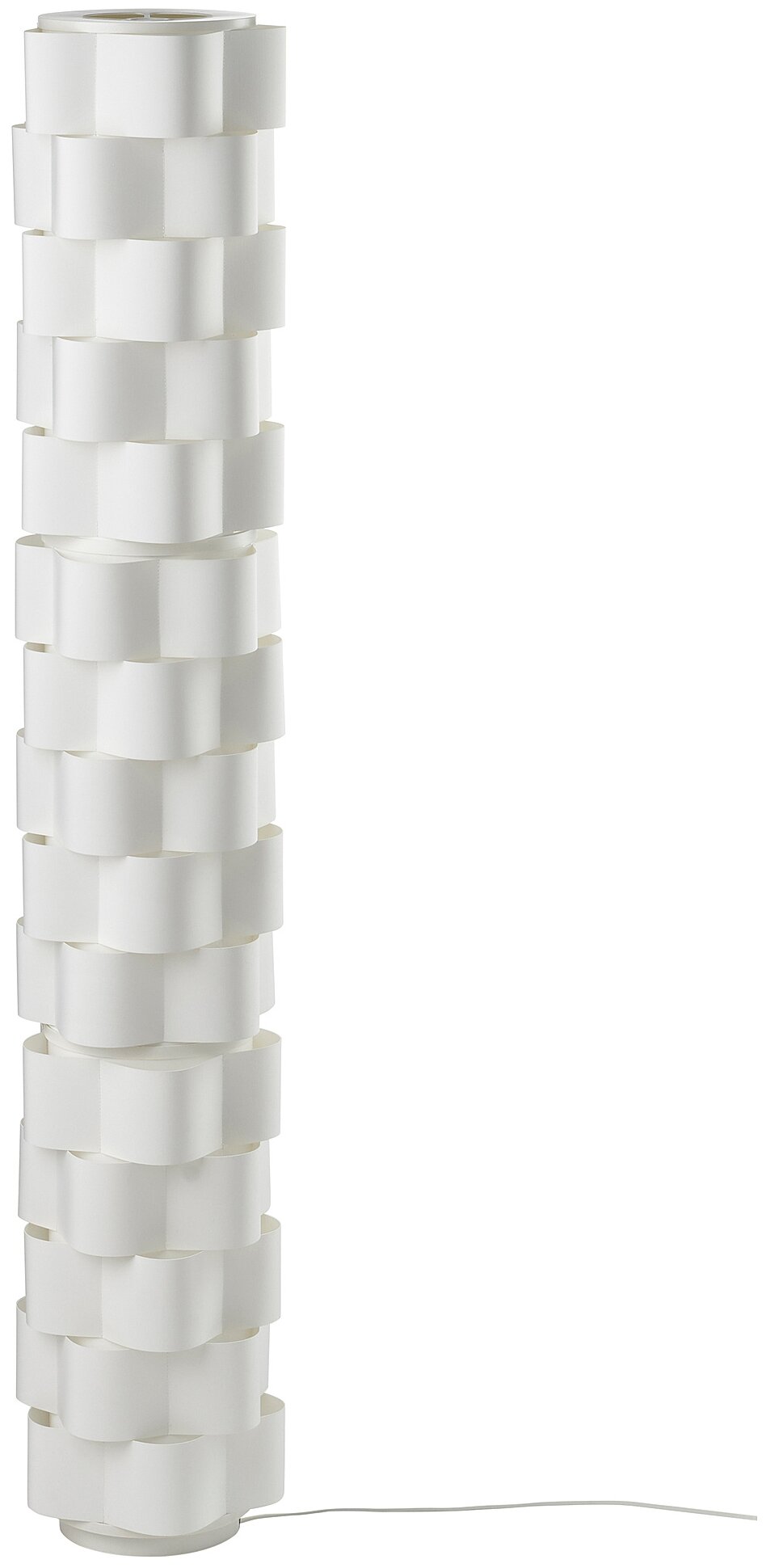 Напольный светильник ИКЕА ЛОГТРЮКК, высота: 138 см, белый