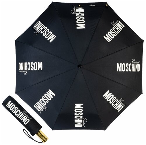 Мини-зонт MOSCHINO, черный