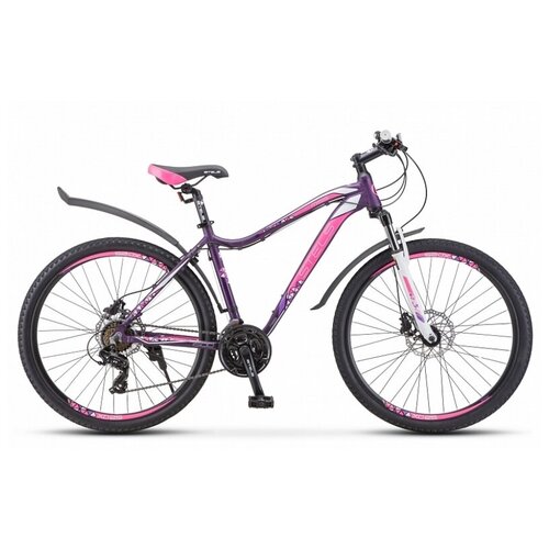 фото Велосипед женский stels miss 7500 d 27.5" v010, 16" тёмно-пурпурный