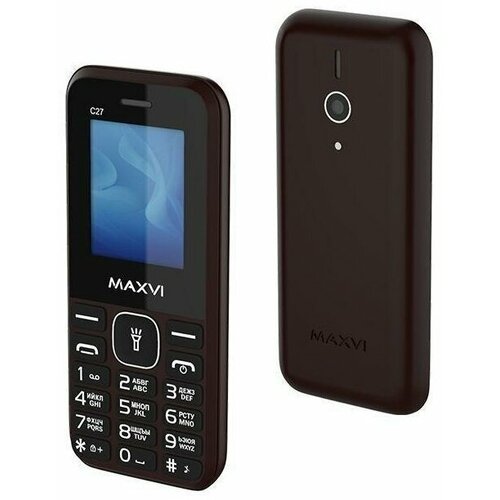 Maxvi телефон мобильный Maxvi C27 brown