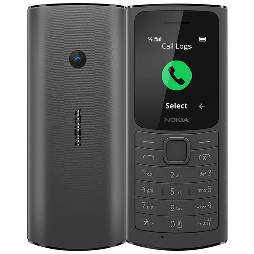 Телефон Nokia 110 4G DS 2021, Dual nano SIM, черный новый сменный держатель для чтения sim карт разъем для homtom ht20 4 7 дюйма 1280x720 mtk6737 четырехъядерный сотовый телефон