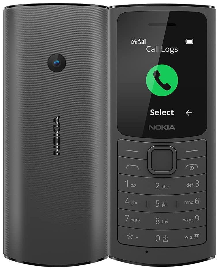 Сотовый телефон Nokia 110 DS 4G (TA-1386) Black