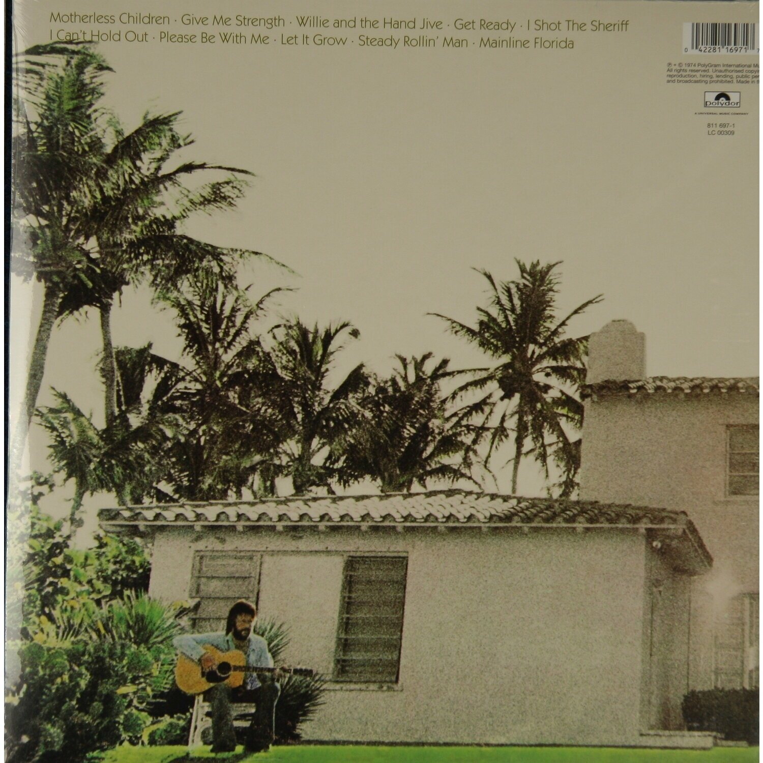 Eric Clapton 461 Ocean Boulevard Виниловая пластинка Robert Stigwood Org. Ltd. - фото №5