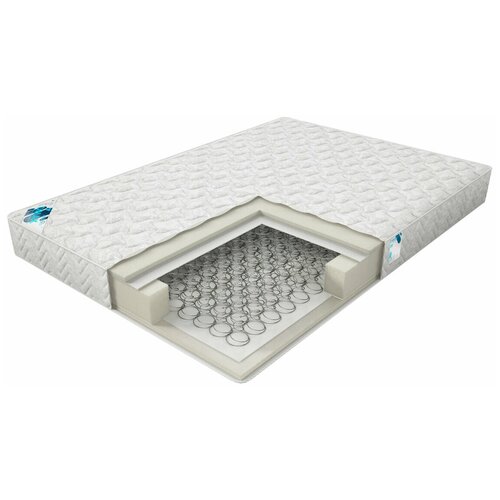 фото Матрас dimax практик базис bonnel, 150x180 см, пружинный, белый