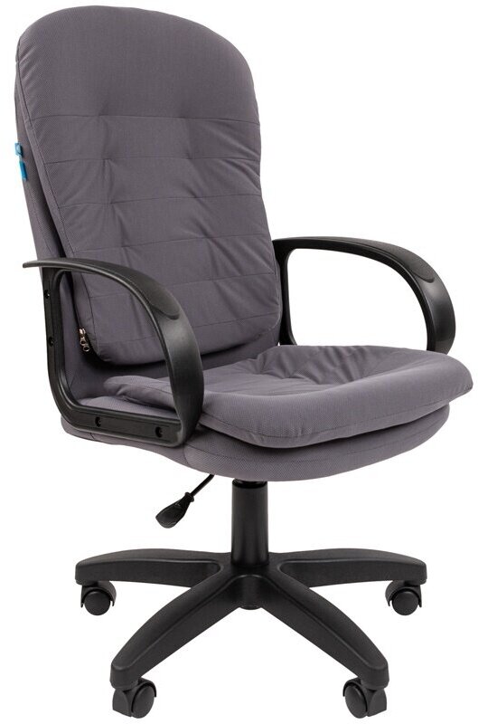 Кресло руководителя Helmi HL-E66 LTP ткань пиастра серый (344266)