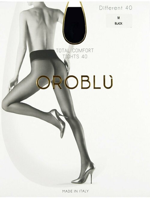 Колготки  Oroblu Different, 40 den, размер 3, черный