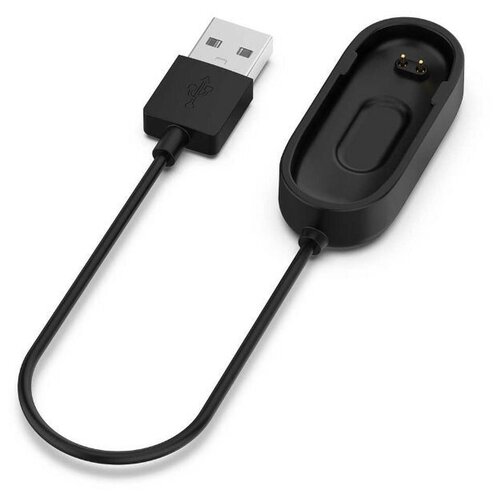 Кабель зарядный USB для Xiaomi Mi Band 4 (Черный) кабель зарядки xiaomi mi band 4 black