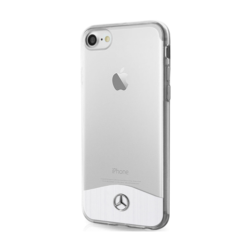 Накладка Mercedes Wave lX Hard TPU  & Aluminium для iPhone 8 / 7 - Transparent