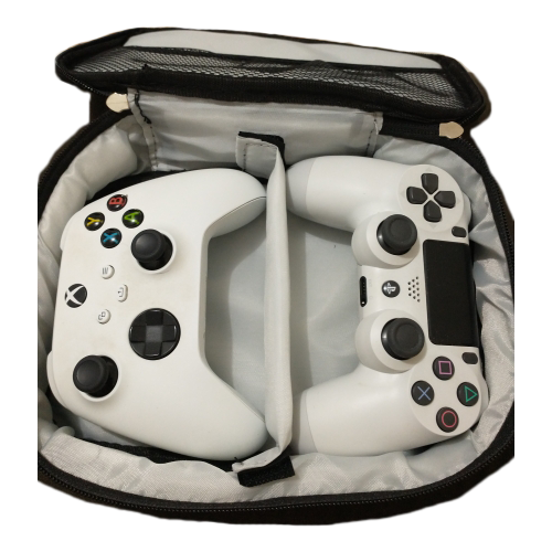 чехол для геймпада switch pro ps4 xbox mario overalls Кейс-сумка универсальная для 2-х геймпадов Sony DualSense PS5 / XBOX Series