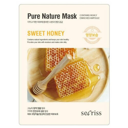 Anskin Secriss Pure Nature Mask Pack-Sweet honey 25 мл Маска для лица тканевая