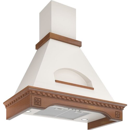 ELIKOR Вытяжка каминная Elikor Бельведер Флореале 90П-650-П3Д бежевыйдуб неокрашенный управление ползунковое 1 мотор 3066000₽