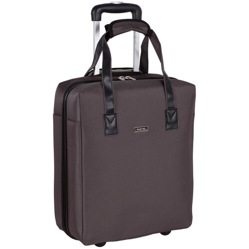 фото Дорожная сумка на колесах п7090 коричневый polar