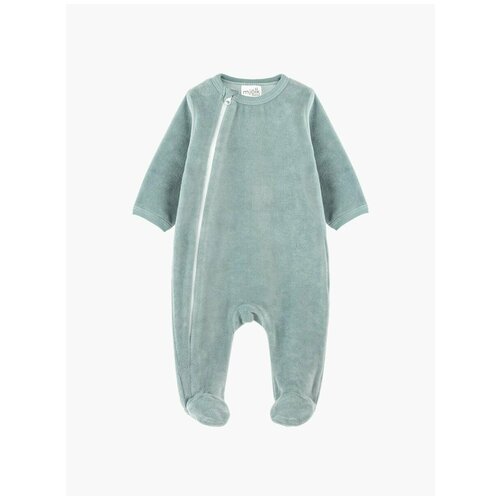 Велюровый комбинезон Mjölk Baby Blue