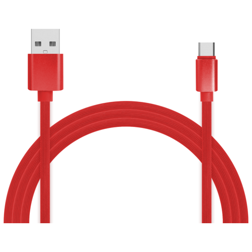 Кабель Jet.A USB - USB Type-C (JA-DC34), 1 м, красный