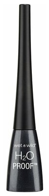 Wet n Wild Подводка для глаз водостойкая H2o Proof Liquid Eyeliner, Тон E879 black noir