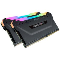 Модуль памяти DDR4 Corsair Vengeance RGB Pro SL 32Gb (2x16Gb) 3600MHz CL18 (18-22-22-42) 1.35V / CMH32GX4M2D3600C18 / Black