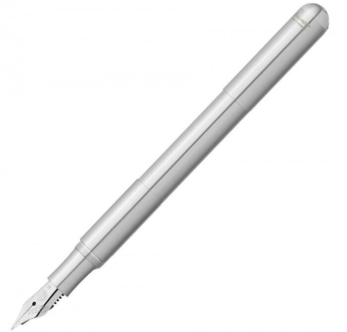 Kaweco 10001781 Перьевая ручка kaweco supra, stainless steel ст (перо еf - 0.5 мм)