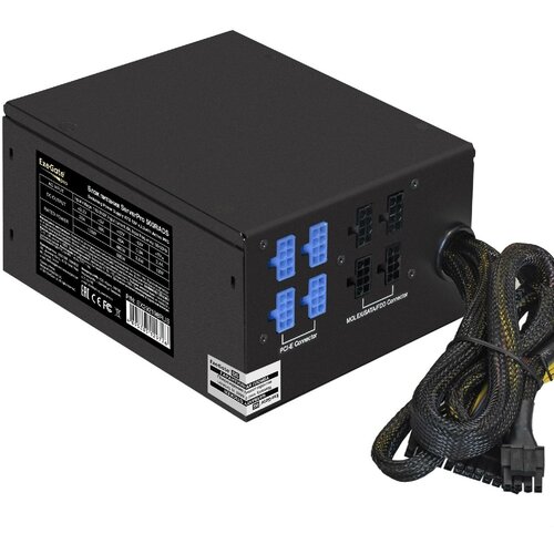 Блок питания EXEGATE ServerPRO-500RADS ATX for 3U cases APFC КПД 80 80 PLUS 14cm fan 24pin 44pin PCIe 5xSATA 4xIDE FDD Ca 424300₽