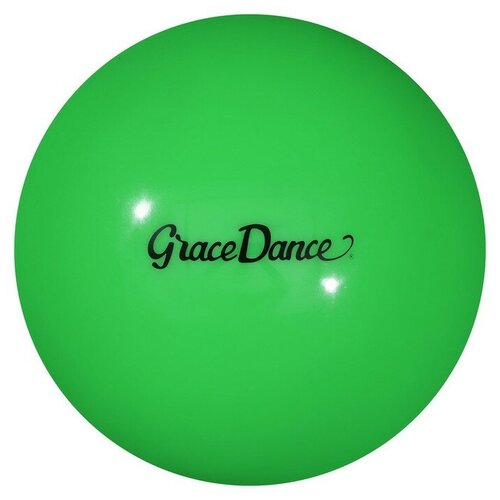 фото Мяч для художественной гимнастики grace dance 18,5 см, 400 гр, цвет салатовый