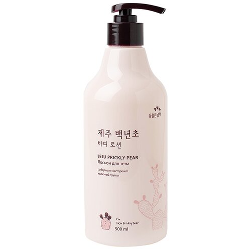 FLOR de MAN Лосьон для тела Увлажняющий с кактусом Jeju Prickly Pear, 500 мл flor de man jeju prickly pear hand cream