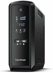CyberPower CP1500EPFCLCD ИБП {Line-Interactive, Tower, 1500VA/900W USB/RS-232/RJ11/45/USB charger A (3+3 EURO)}