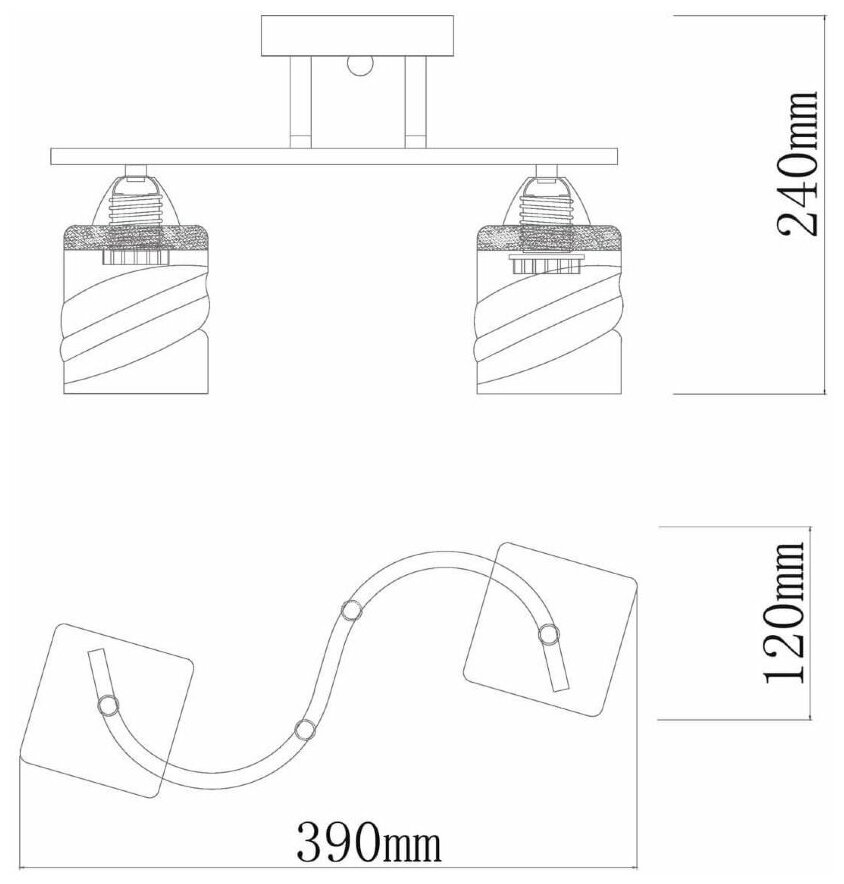 Люстра на штанге DeMarkt 673016702 - фотография № 16