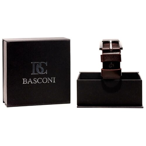 фото Ремень basconi lg025bc-120 ремень мужской коричневый+натуральная кожа
