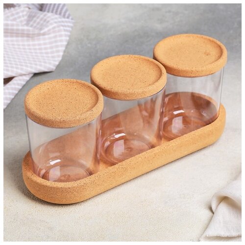 фото Набор аксессуаров для ванной комнаты korely ,цвет прозрачный 4994214 berossi